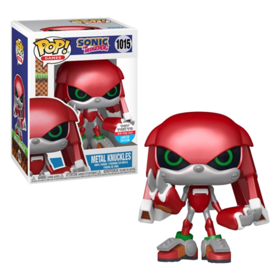 Funko Pop! Games: Sega - Sonic the Hedgehog - Metal Knuckles (New York Comic-Con 2024 Convention Exclusive) Shares Sticker NYCC 2024 (1015)